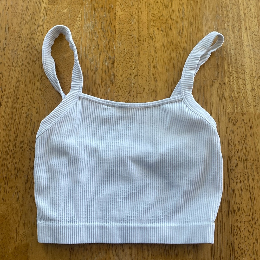 White tank top